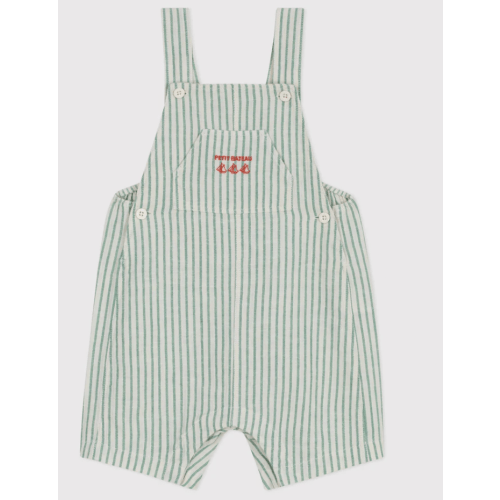 Baby boy stripe short overall