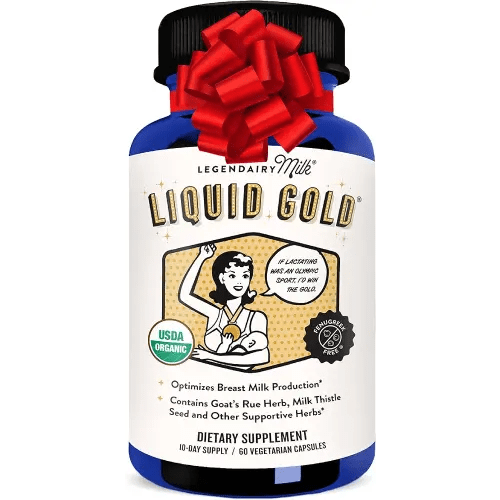 Legendairy Milk Liquid Gold Lactation Support | Lactation Supplement with Organic Goats Rue, Milk Thistle, Shatavari, Fennel, Alfalfa & Anise | Breastfeeding Supplements, 60 Count