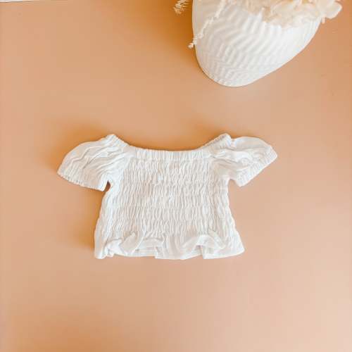The Poet Top Short Sleeve - Cloud