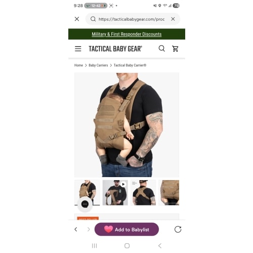 Tactical Baby Carrier® - The Ultimate Hands-Free Solution by TBG – Tactical Baby Gear