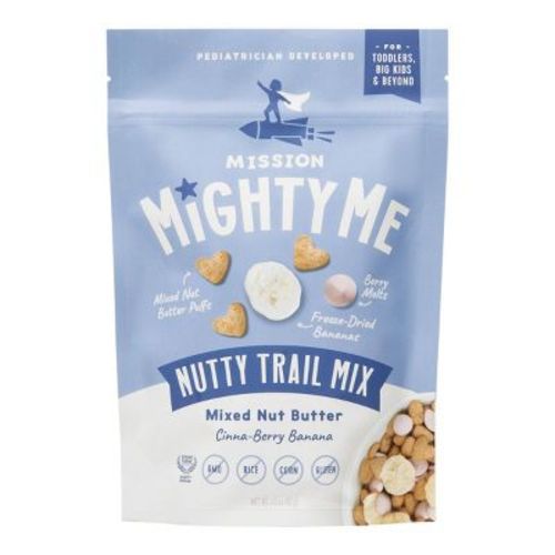 Mission MightyMe Toddler Mixed Nut Butter Cinna-Berry Banana Nutty Trail Mix - 1.5oz: Gluten-Free, Non-GMO, Kosher, Pouch