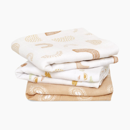 Aden + Anais Cotton Muslin Squares (3 Pack) - Keep Rising