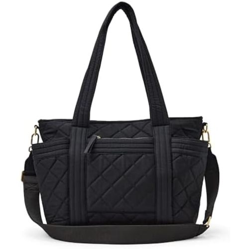 Amazon Essentials Women's Quilted Cotton Tote Handbag
