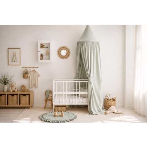 Kids Bed Canopy, canopy green, Hanging Canopy, Crib Canopy, Bed Canopy, Bed Tent, Muslin Bed Canopy, Crib Bed Baldachin