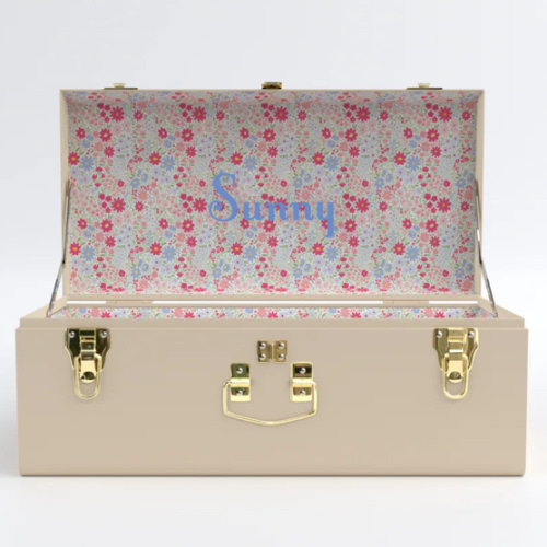 Petite Trunk - Beige - Petal Pop / Embroidery