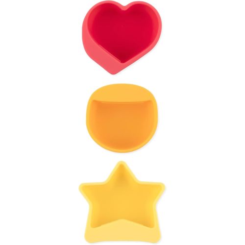 Bumkins Baby Silicone Little Dippers, Attaches to Bowls, Dishes and Plates, Sauce Cup, Holds Condiments, Dip, Puree, Toppings, Baby Led Weaning, Essential Feeding Supplies, for Babies 6 Months Up