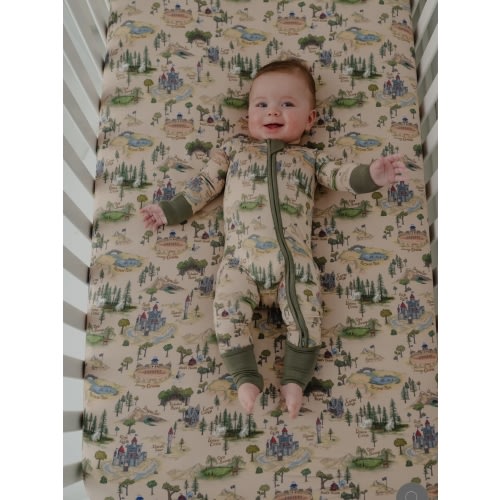 Fantasy Forest Bamboo Crib Sheet