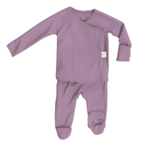 Footie - Mint Twist – Bonsie Skin to Skin Babywear