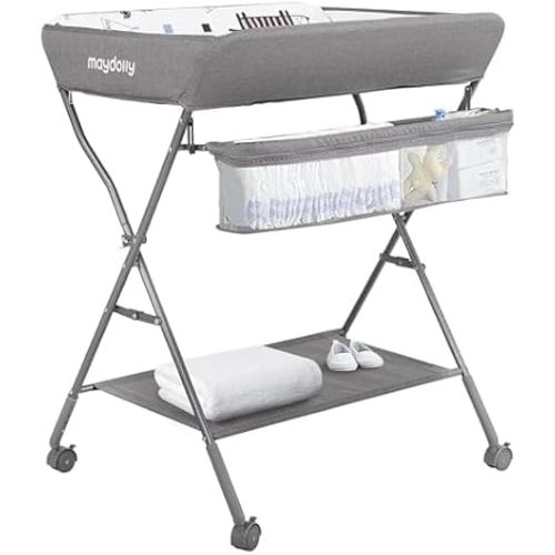 Maydolly Baby Changing Table with Wheels