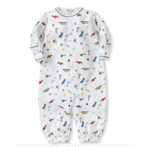 Aviator Print Converter Gown