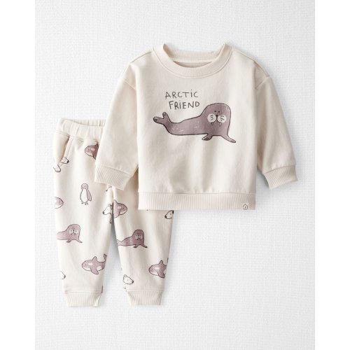 Baby 2-Piece Set Made with Organic Cotton in Artic Friends Print - Little Planet | Carter's