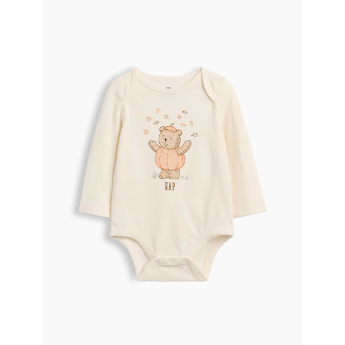 Baby First Favorites Organic Cotton Halloween Bear Bodysuit
