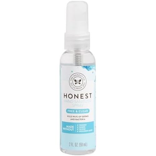 The Honest Company Hand Sanitizer Spray, Fragrance-Free, 2 fl oz