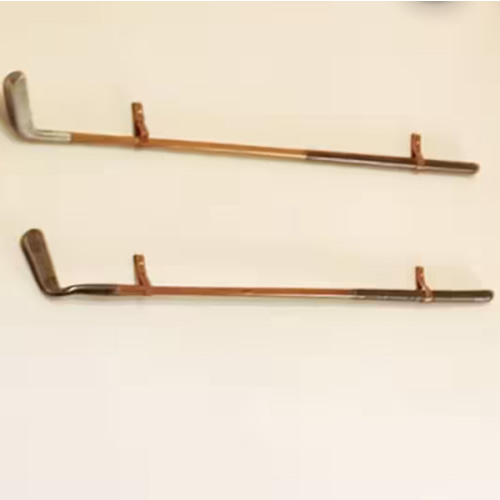 Leather Golf Club Wall Hanger Bracket, Golf Club Holder, Golf Club Rack, Golf Club Display, Wall Mount Rod Hanger, Wall Hanging Strap - Etsy
