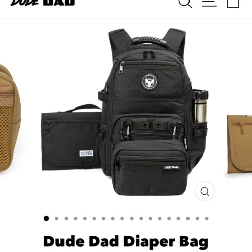 Dude Dad Diaper Bag
