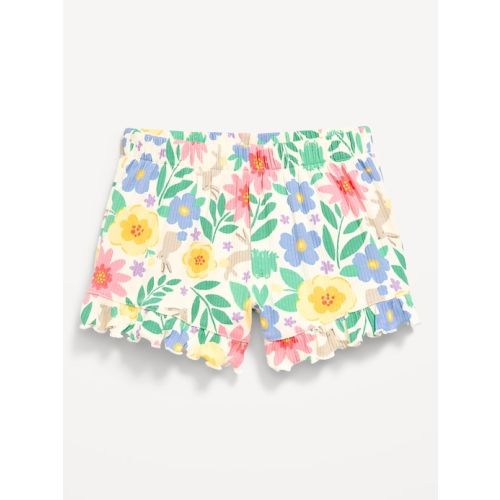 Ribbed Ruffled Shorts for Toddler Girls | Old Navy