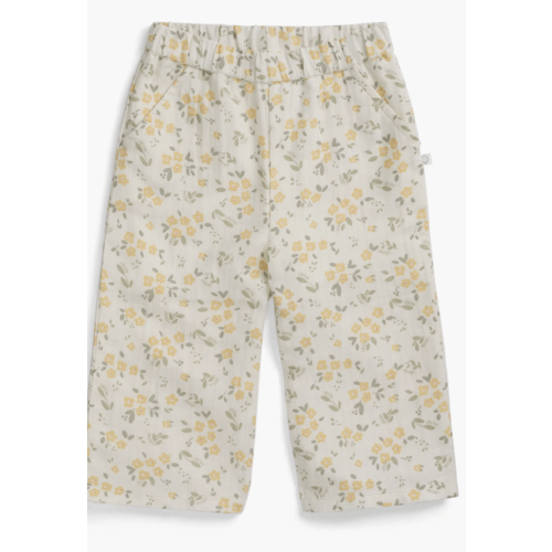Floral Muslin Trouser, 3-6M