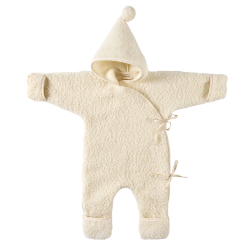 MERINO WOOL SNUGGLESUIT BABY ROMPER – BINIBAMBA