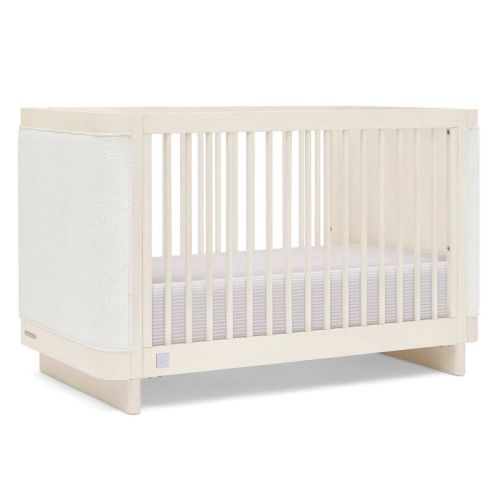babyGap by Delta Children Callie 4-in-1 Convertible Crib with Upholstered End Panels - Antique White