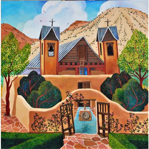 Santuario de Chimayo in Summer