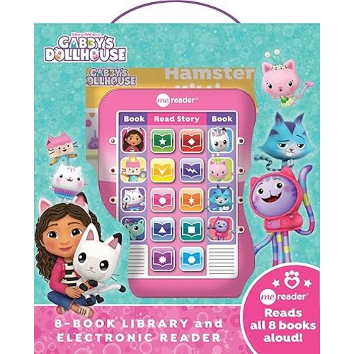 DreamWorks Gabby's Dollhouse - Me Reader Electronic Reader and 8 Sound Book Library - PI Kids (Me Reader and 8-Book Library) Hardcover – Sound Book, May 7, 2024
