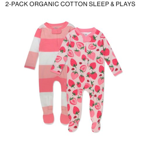 2-Pack Organic Cotton Sleep & Plays | Honest Baby Clothing