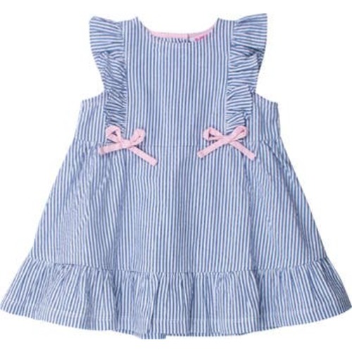 Stripe Cotton Seersucker Dress