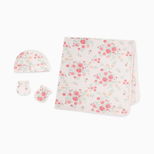 Huggies 3-Piece Receiving Blanket - Rosewater