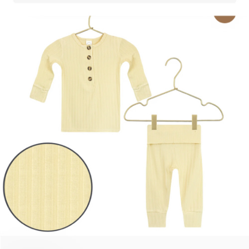 Birdie Ribbed Top + Bottoms