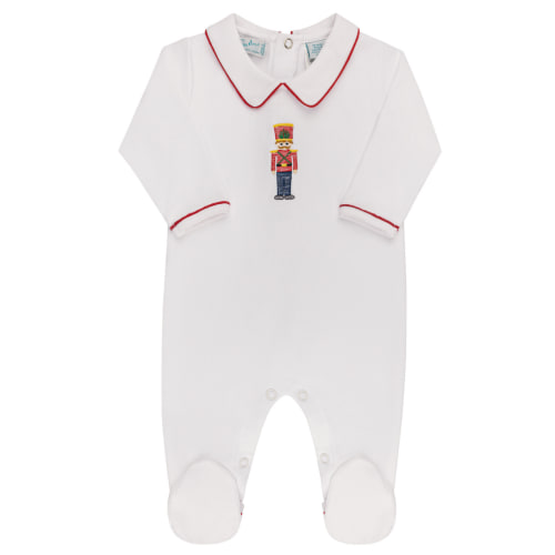 Boys Little Soldier Cotton Romper
