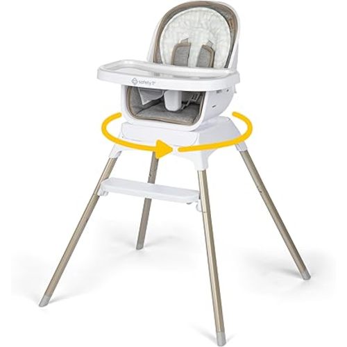 Safety 1st Grow and Go Essential Rotating High Chair, French Grey