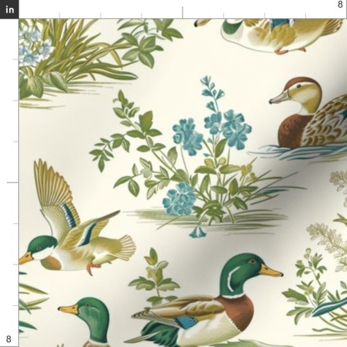 Fabric in Duck Pond Harmony