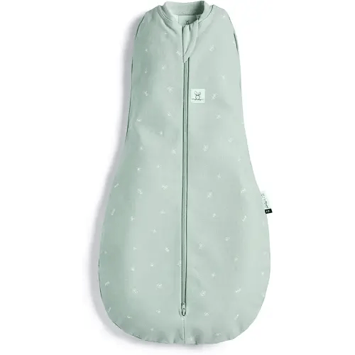 ergoPouch Cocoon Swaddle Sack 0.2 TOG - Baby Sleep Sack, Gentle Snug Fit Helps Calm Startle Reflex, Ideal for Arms In/Out Sleeping, Soft Breathable Fabric for Better Sleep (0-3 Months, Sage)