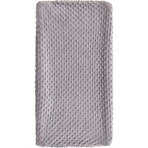 Changing Pad Cover Super Soft Dots Skin-Friendly Breathable Wipeable Changing Table Sheets for Baby Boy and Baby Girl (Rose Gray)