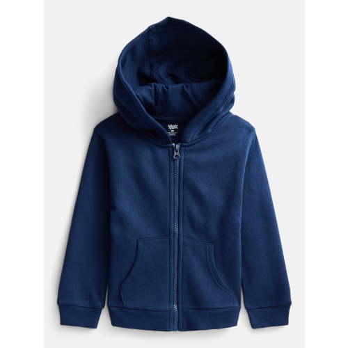 Wonder Nation Baby and Toddler Fleece Zip Up Hoodie, Sizes 0M-5T
