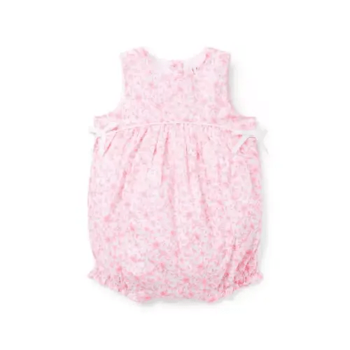 Baby Blush Pink Ditsy Floral THINK PINK Ditsy Floral Baby Romper by Janie and Jack