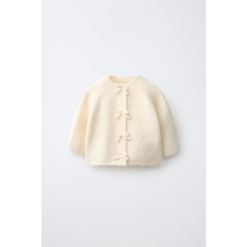 BOW CARDIGAN - Vanilla | ZARA United States