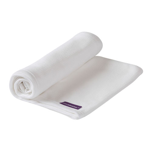 Clevamama Waffle Weave Cotton Blanket for Crib - 70cm x 90cm