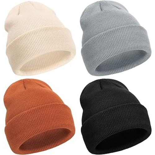 AQOKKA Baby Beanies Toddler Winter Hats Soft Infant Knit Hat for Baby Boys Girls Warm Caps Beanies Cold Weather
