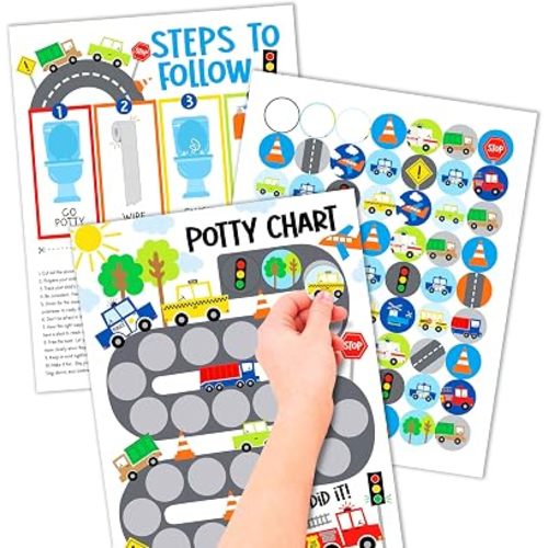 10 Potty Training Chart for Toddler Boys Sticker Reward Chart for Kids