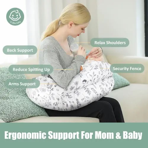 【Mothers Day gift】Chilling Home Multifunctional Nursing Pillow For Breastfeeding, Baby Nursing Pillow For Newborn, Nursing Essentials For Bottle And Breastfeeding, Breast Feeding Pillows Support For Mom And Baby With Removable Cover Newborn Baby - TikTok 