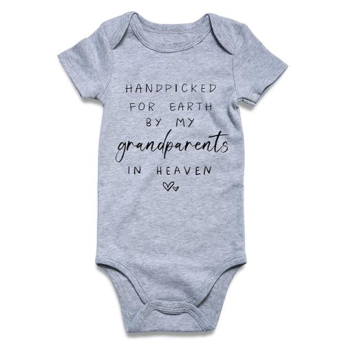UNICOMIDEA Baby Boys Girls Romper Letter Printed Newborn Outfit Short Sleeve Bodysuits 0-12 Months
