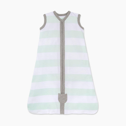 Burt's Bees Baby Beekeeper Organic Wearable Blanket - Seaglass Rugby Stripe, 6-12 Months