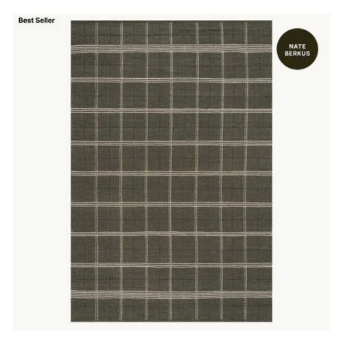 Downing Plaid Wool Rug by Nate Berkus | Green – Rugs USA