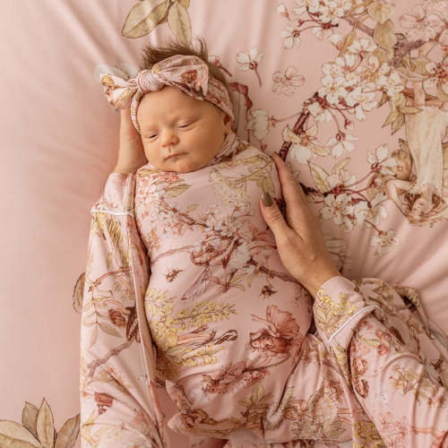 Flower Fairies of the Trees Swaddle Headband Set