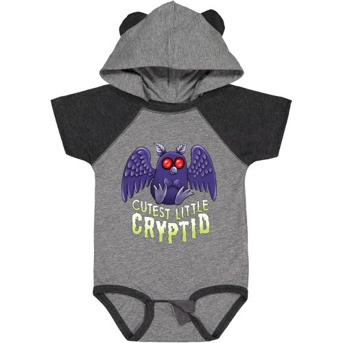 inktastic Cutest Little Cryptid- Mothman Baby Bodysuit