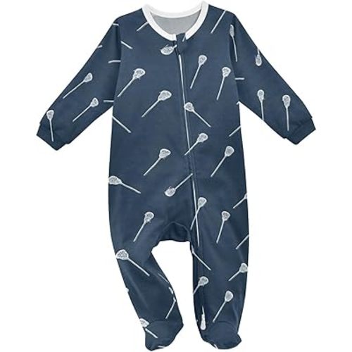 Dussdil Baby One-Piece Footies Newborn Rompers Pajamas Cotton Footed Pjs for Sleep Play Boys Girls 3-24 Month