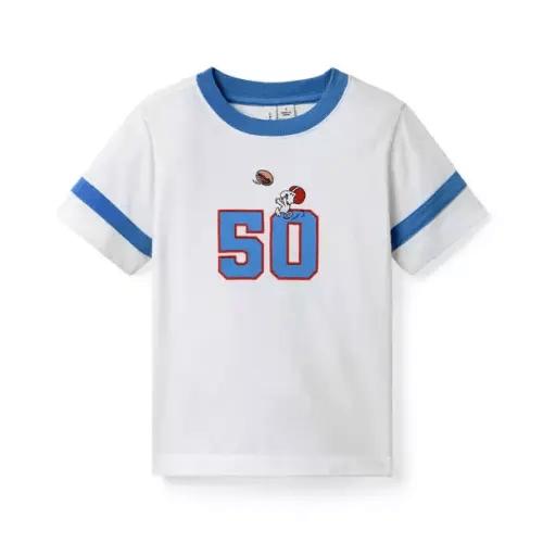Boy Jet Ivory PEANUTS™ Snoopy Football Tee by Janie and Jack
