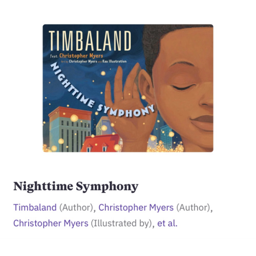 BOOK: Nighttime Symphony a book by Timbaland, Christopher Myers, Christopher Myers, et al. - Bookshop.org US