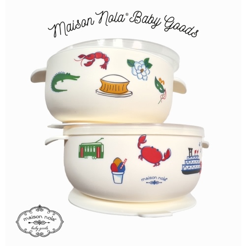 NOLA silicone feeding bowl | Maison Nola